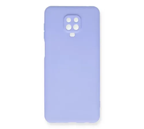 Xiaomi Redmi Note 9 Pro Kılıf Nano içi Kadife Silikon - Lila