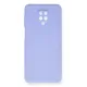 Xiaomi Redmi Note 9 Pro Kılıf Nano içi Kadife Silikon - Lila