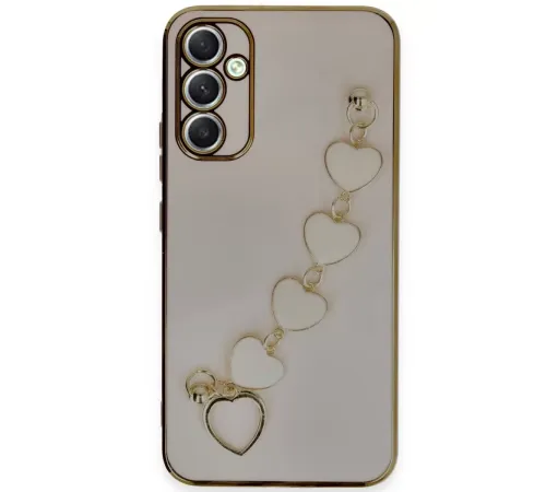 Samsung Galaxy A34 5G Kılıf Esila Silikon - Pudra