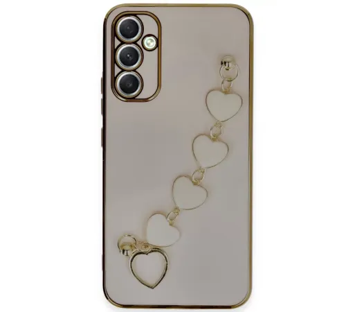 Samsung Galaxy A34 5G Kılıf Esila Silikon - Pudra