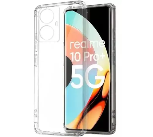 Realme 10 Pro Plus 5G Kılıf Lüx Şeffaf Silikon