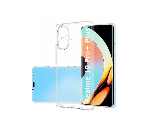 Realme 10 Pro Plus 5G Kılıf Lüx Şeffaf Silikon