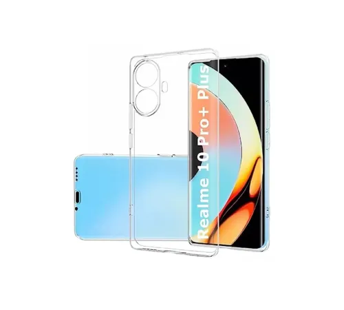 Realme 10 Pro Plus 5G Kılıf Lüx Şeffaf Silikon