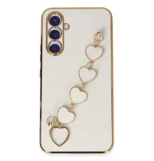 Samsung Galaxy A54 5G Kılıf Esila Silikon - Beyaz