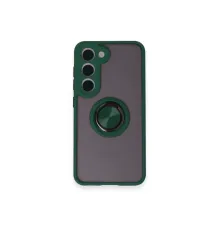 Samsung Galaxy M15 Kılıf Montreal Yüzüklü Silikon Kapak - Yeşil