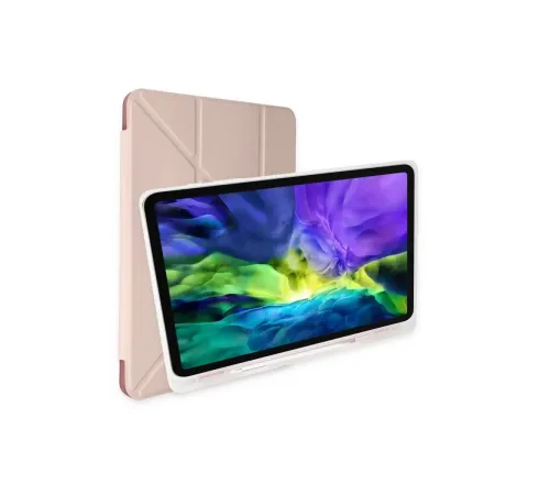 Xiaomi Mi Pad 5 11 Kılıf Kalemlikli Mars Tablet Kılıfı - Rose Gold
