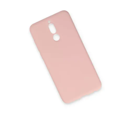 Huawei Mate 10 Lite Kılıf Nano içi Kadife Silikon - Pudra