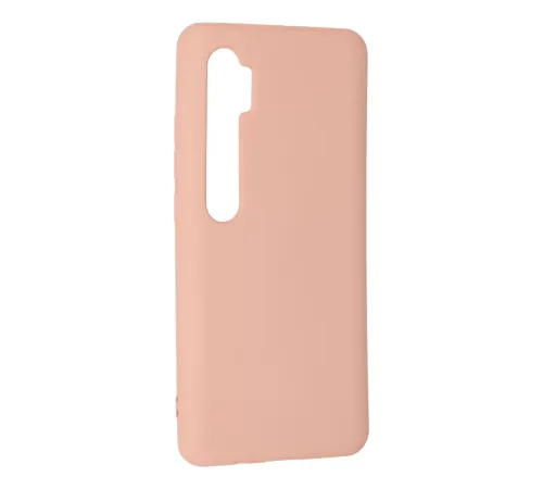 Xiaomi Mi Note 10 Lite Kılıf Nano içi Kadife Silikon - Pudra
