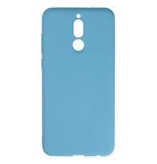 Huawei Mate 10 Lite Kılıf Nano içi Kadife Silikon - Mavi