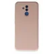 Huawei Mate 20 Lite Kılıf Nano içi Kadife Silikon - Pudra