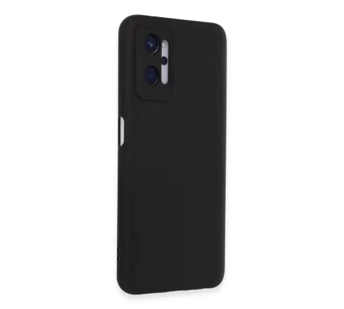 Realme 9i 4G Kılıf Nano içi Kadife Silikon - Siyah