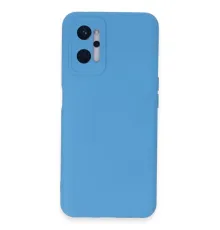 Realme 9i 4G Kılıf Nano içi Kadife Silikon - Mavi