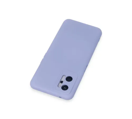 Realme 9i 4G Kılıf Nano içi Kadife Silikon - Lila