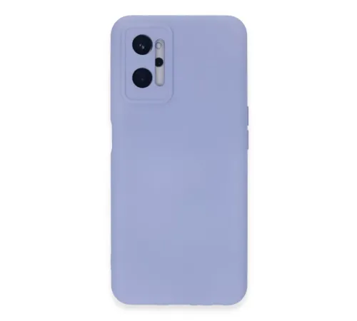 Realme 9i 4G Kılıf Nano içi Kadife Silikon - Lila