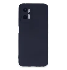 Realme 9i 4G Kılıf Nano içi Kadife Silikon - Lacivert