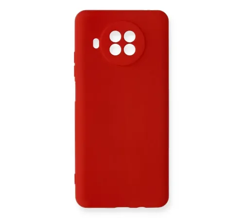 Xiaomi Mi 10T Lite Kılıf Nano içi Kadife Silikon - Kırmızı
