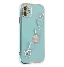 Apple iPhone 12 Kılıf Esila Silikon - Su Yeşili