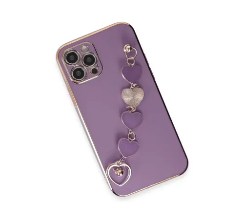 Apple iPhone 12 Pro Kılıf Esila Silikon - Mor