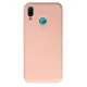 Huawei P20 Lite Kılıf Nano içi Kadife Silikon - Pudra