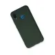 Huawei P20 Lite Kılıf Nano içi Kadife Silikon - Koyu Yeşil
