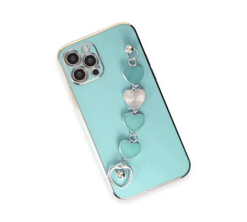 Apple iPhone 12 Pro Max Kılıf Esila Silikon - Su Yeşili