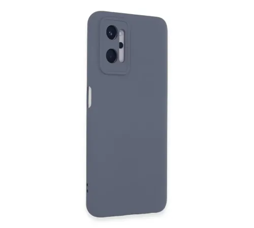 Realme 9i 4G Kılıf Nano içi Kadife Silikon - Gri