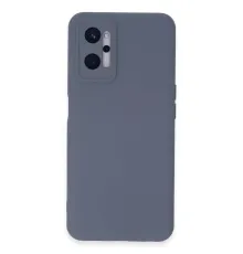 Realme 9i 4G Kılıf Nano içi Kadife Silikon - Gri