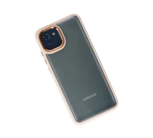 Samsung Galaxy A03 Kılıf Dora Kapak - Pudra