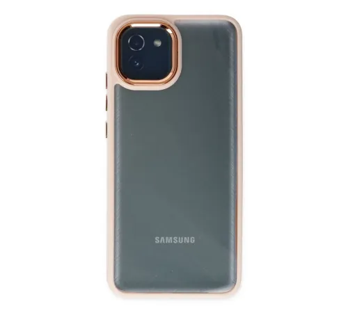 Samsung Galaxy A03 Kılıf Dora Kapak - Pudra