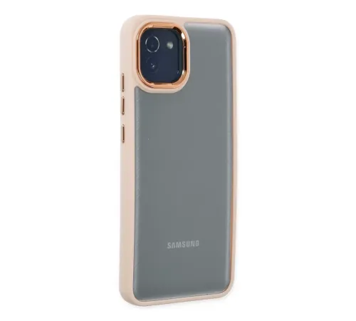 Samsung Galaxy A03 Kılıf Dora Kapak - Pudra