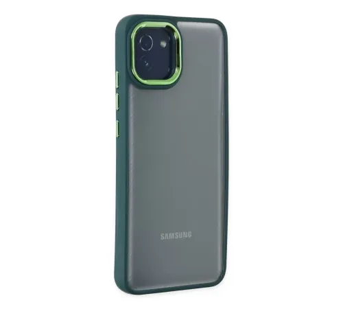 Samsung Galaxy A03 Kılıf Dora Kapak - Haki Yeşil