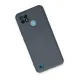 Realme C21 Kılıf Nano içi Kadife Silikon - Gri