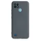 Realme C21 Kılıf Nano içi Kadife Silikon - Gri