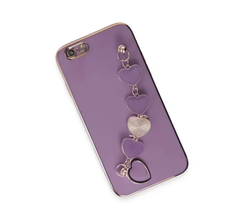 Apple iPhone 6 Kılıf Esila Silikon - Mor