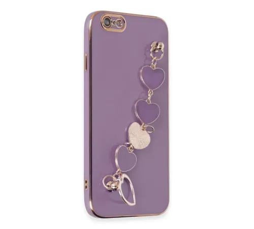 Apple iPhone 6 Kılıf Esila Silikon - Mor