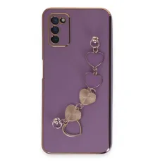 Samsung Galaxy A03S Kılıf Esila Silikon - Mor