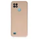 Realme C21 Kılıf Nano içi Kadife Silikon - Pudra