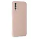 Vivo Y11S Kılıf Nano içi Kadife Silikon - Pudra