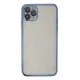 Apple iPhone 11 Pro Kılıf Lensli Silikon - Açık Mavi