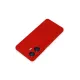 Realme C55 Kılıf Nano içi Kadife Silikon - Kırmızı