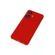 Realme C55 Kılıf Nano içi Kadife Silikon - Kırmızı