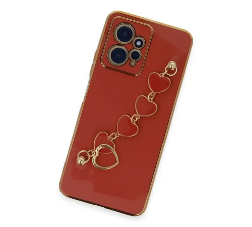 Xiaomi Redmi Note 12 4G Kılıf Esila Silikon - Kırmızı