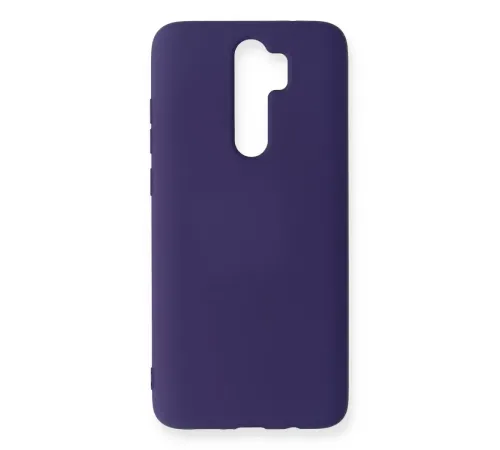 Xiaomi Redmi Note 8 Pro Kılıf Nano içi Kadife Silikon - Mor