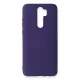 Xiaomi Redmi Note 8 Pro Kılıf Nano içi Kadife Silikon - Mor