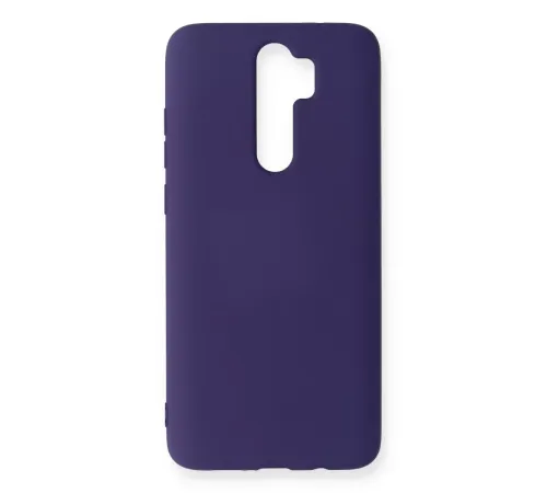 Xiaomi Redmi Note 8 Pro Kılıf Nano içi Kadife Silikon - Mor