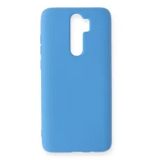 Xiaomi Redmi Note 8 Pro Kılıf Nano içi Kadife Silikon - Mavi