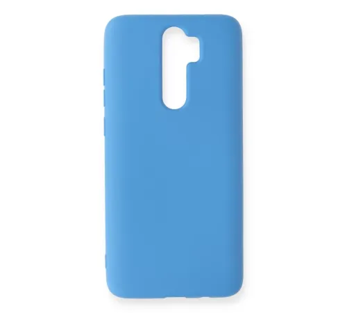 Xiaomi Redmi Note 8 Pro Kılıf Nano içi Kadife Silikon - Mavi