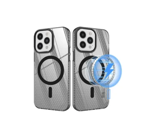 Apple iPhone 12 Pro Max Kılıf Beta Magneticsafe Silikon - Siyah