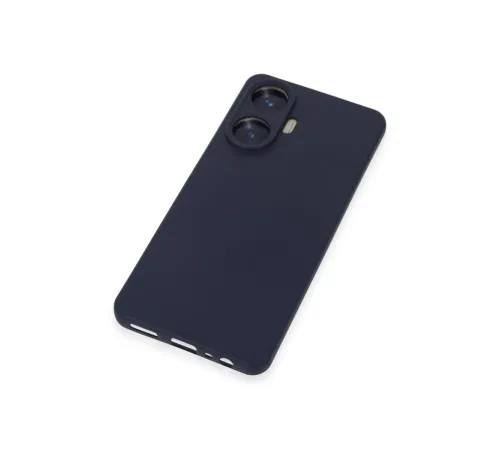 Realme C55 Kılıf Nano içi Kadife Silikon - Mor