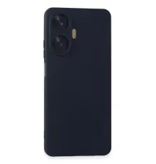 Realme C55 Kılıf Nano içi Kadife Silikon - Lacivert